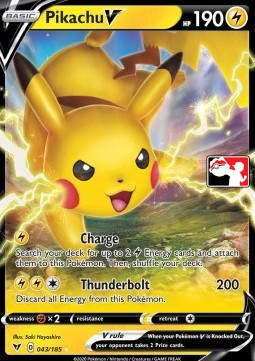 Pikachu V Play! Pokémon Prize Pack Series One #043