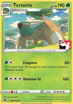Torterra - Play! Pokémon Prize Pack Series Two #008