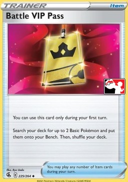 Battle VIP Pass - Play! Pokémon Prize Pack Series Two #225
