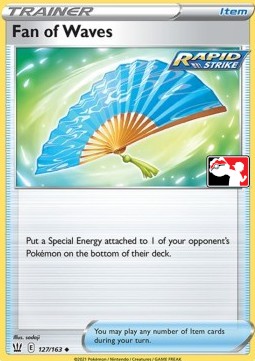 Fan of Waves Play! Pokémon Prize Pack Series Two #127