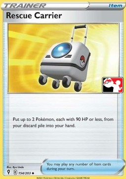 Rescue Carrier Play! Pokémon Prize Pack Series Two #154