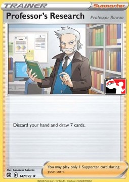 Professor's Research - Professor Rowan - Play! Pokémon Prize Pack Series Two #147
