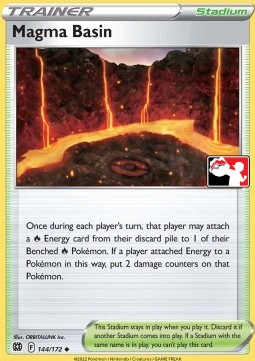 Magma Basin - Play! Pokémon Prize Pack Series Two #144