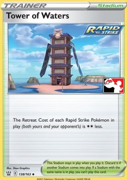 Tower of Waters Play! Pokémon Prize Pack Series Two #138