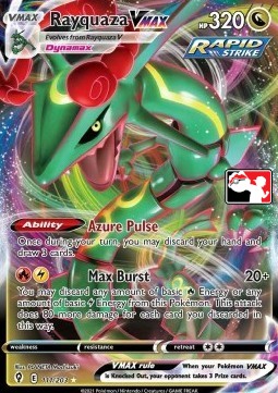 Rayquaza VMAX Play! Pokémon Prize Pack Series Two #111