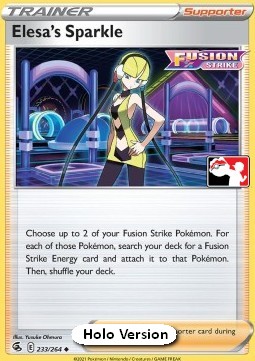 Elesa's Sparkle Play! Pokémon Prize Pack Series Two #233
