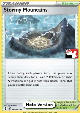 Stormy Mountains Play! Pokémon Prize Pack Series Two #161