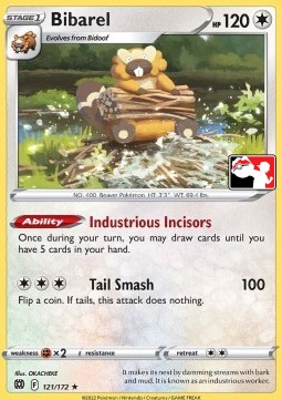 Bibarel - Play! Pokémon Prize Pack Series Three #121