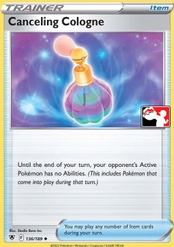 Canceling Cologne - Play! Pokémon Prize Pack Series Three #136