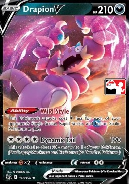 Drapion V Play! Pokémon Prize Pack Series Three #118