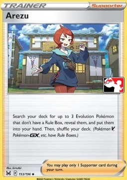 Arezu Play! Pokémon Prize Pack Series Three #153