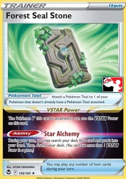 Forest Seal Stone Play! Pokémon Prize Pack Series Three #156