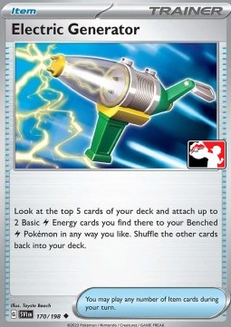 Electric Generator - Play! Pokémon Prize Pack Series Three #170