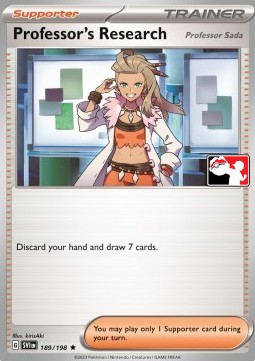 Professor's Research - Professor Sada - Play! Pokémon Prize Pack Series Three #189