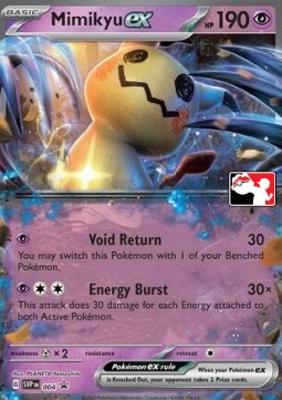 Mimikyu ex Play! Pokémon Prize Pack Series Three #004