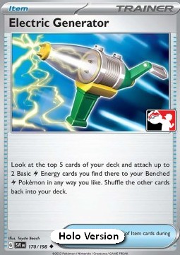 Electric Generator Play! Pokémon Prize Pack Series Three #170