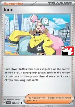 Iono - Play! Pokémon Prize Pack Series Four #185