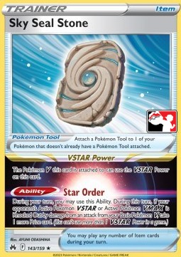 Sky Seal Stone Play! Pokémon Prize Pack Series Four #143