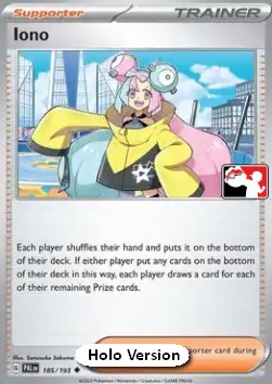 Iono Play! Pokémon Prize Pack Series Four #185