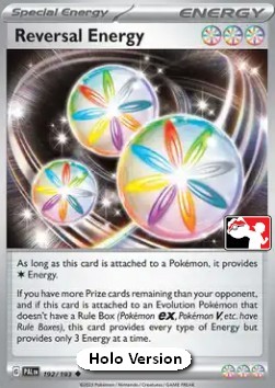 Reversal Energy Play! Pokémon Prize Pack Series Four #192