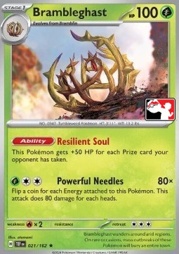 Brambleghast Play! Pokémon Prize Pack Series Five #021