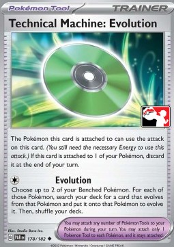 Technical Machine: Evolution Play! Pokémon Prize Pack Series Five #178