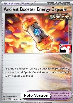 Ancient Booster Energy Capsule Play! Pokémon Prize Pack Series Five #159
