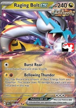 Raging Bolt ex Play! Pokémon Prize Pack Series Six #123