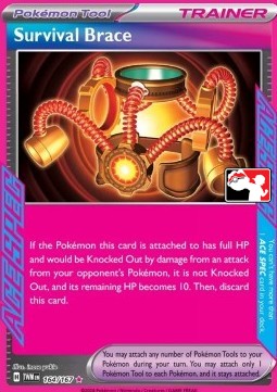 Survival Brace Play! Pokémon Prize Pack Series Six #164
