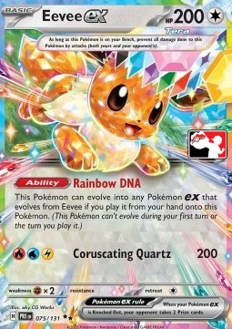 Eevee ex Play! Pokémon Prize Pack Series Seven #075