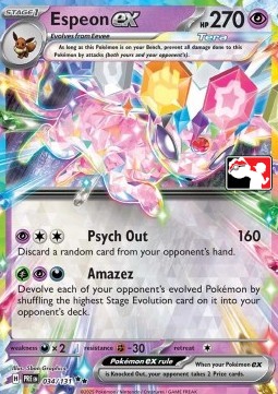 Espeon ex Play! Pokémon Prize Pack Series Seven #034