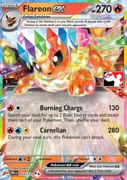 Flareon ex Play! Pokémon Prize Pack Series Seven #014