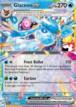 Glaceon ex Play! Pokémon Prize Pack Series Seven #026