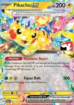 Pikachu ex Play! Pokémon Prize Pack Series Seven #057