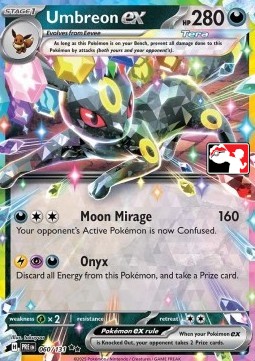 Umbreon ex Play! Pokémon Prize Pack Series Seven #060