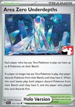 Area Zero Underdepths Play! Pokémon Prize Pack Series Seven #131