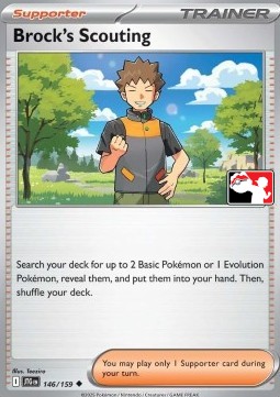 Brock's Scouting Play! Pokémon Prize Pack Series Seven #146
