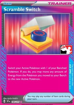 Scramble Switch Play! Pokémon Prize Pack Series Seven #186