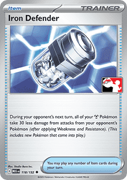 Iron Defender - Play! Pokémon Prize Pack Series Eight #118