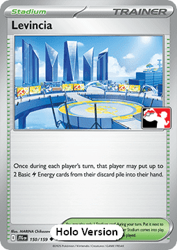 Levincia Play! Pokémon Prize Pack Series Eight #150