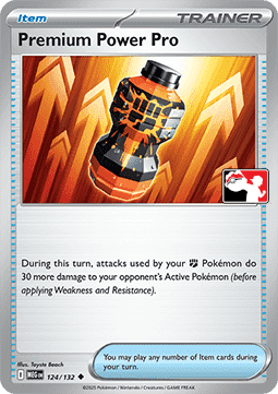 Premium Power Pro - Play! Pokémon Prize Pack Series Eight #124