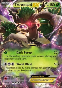 Trevenant EX Primal Clash #19/160