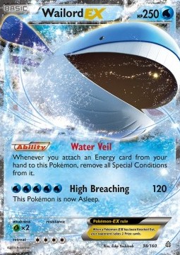 Wailord EX Primal Clash #38/160