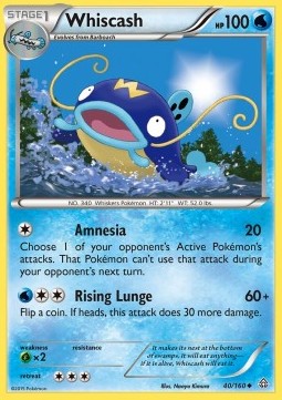 Whiscash Primal Clash #40/160