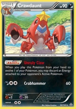 Crawdaunt Primal Clash #92/160