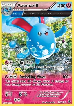 Azumarill Primal Clash #104/160