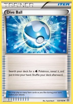 Dive Ball Primal Clash #125/160