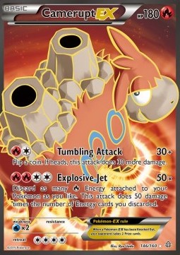 Camerupt EX Primal Clash #146/160