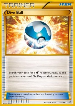 Dive Ball Primal Clash #161/160