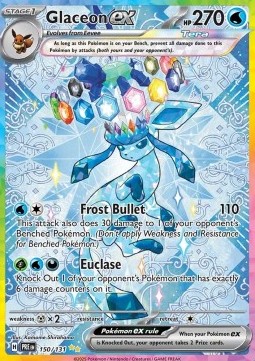 Glaceon ex Prismatic Evolutions #150/131